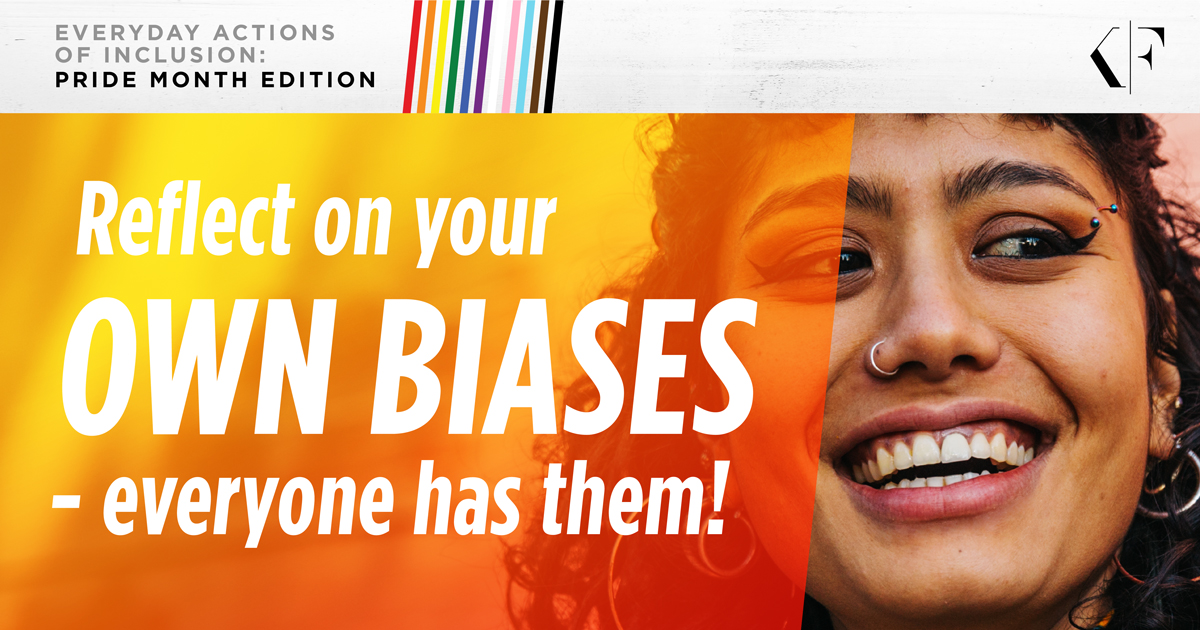 Korn_Ferry's tweet photo. The unfamiliar can be frightening. Learn something new this week. Challenge yourself to not take part in unconscious bias. #BeMoreInclusive https://t.co/w9EgHucVbb
