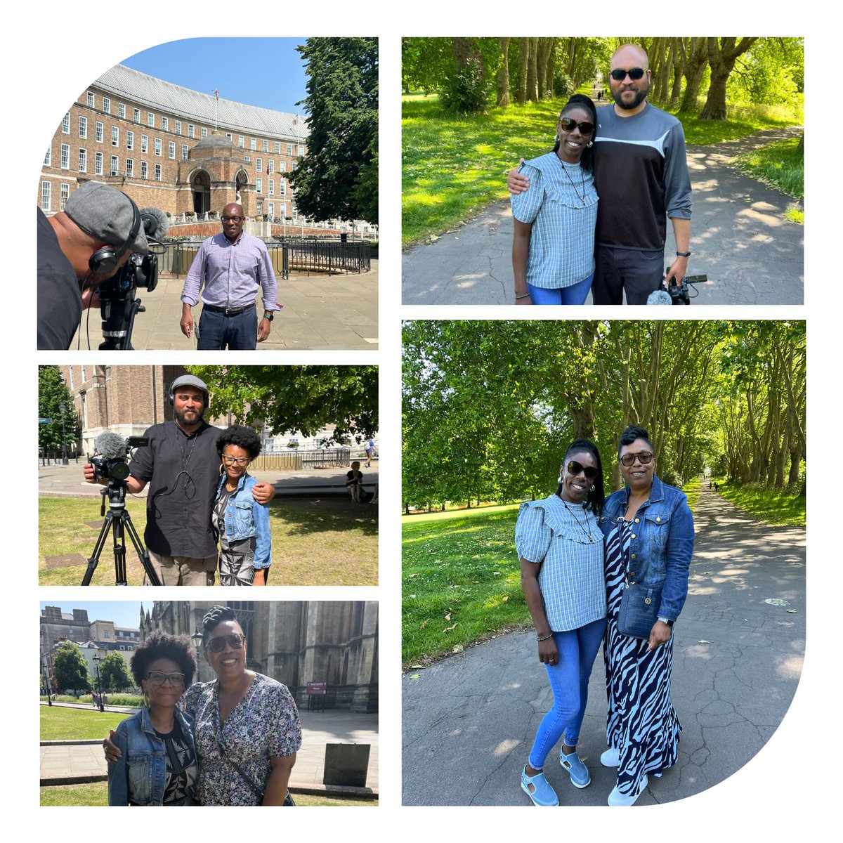 Love this part of the Rise Awards, meeting and filming this year's finalist with @8thsensemedia congratulations to @itsaishathomas entrepreneur of the year, @BrisStepSista Community organisation and @kurt James Frontline service. @CllrAsherCraig @BristolCouncil @TheBlackProfes3