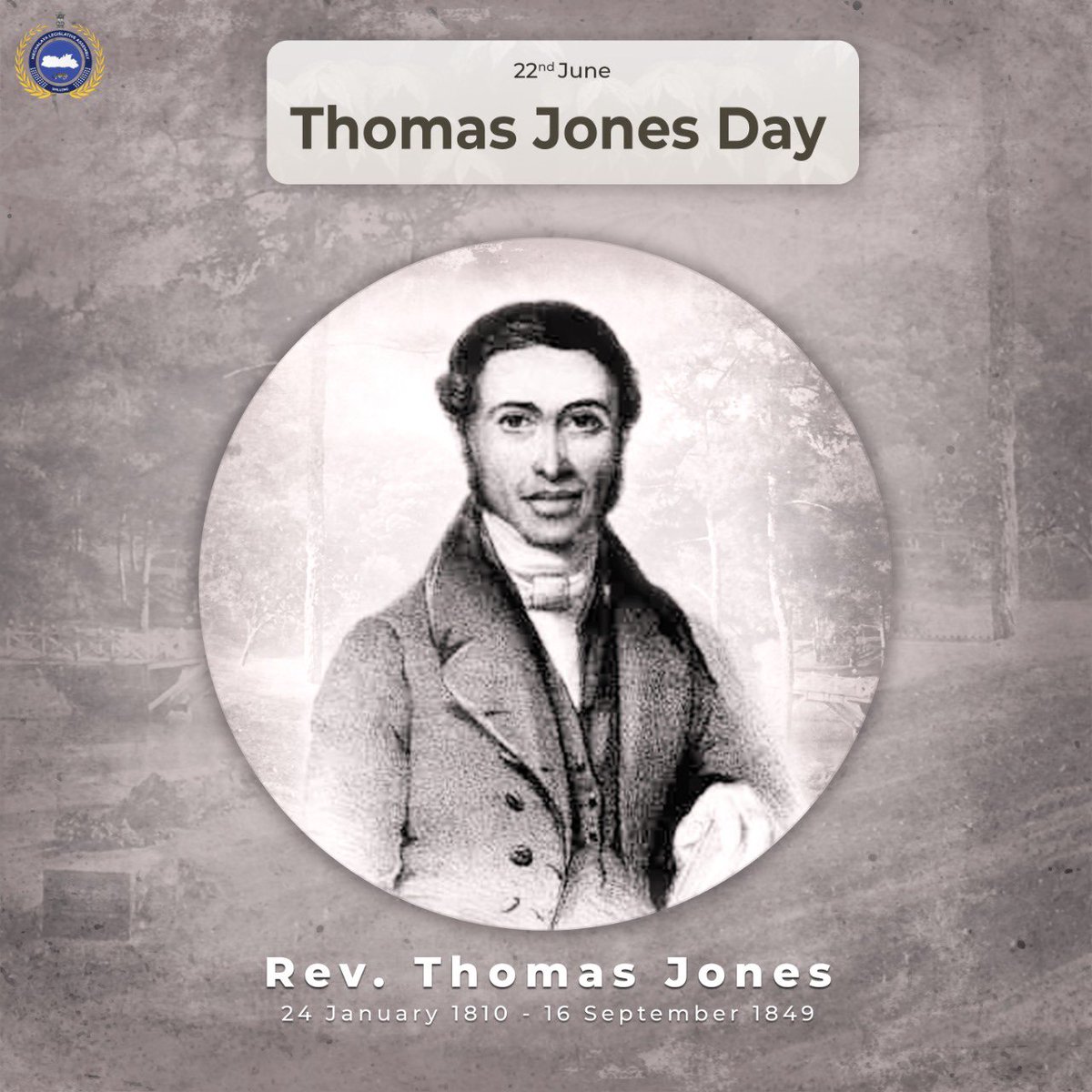 megassemblysect's tweet photo. We pay our homage to Rev. Thomas Jones, the founding father of the Khasi  Alphabet on Thomas Jones Day. 

Im Ka Kyrteng, Sah Ka Nam! 
Rev Thomas Jones
Kpa Ki Dak Khasi https://t.co/9MxL9GI0B0