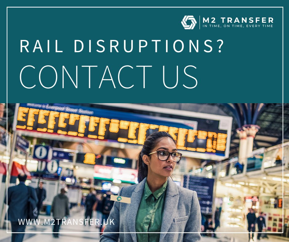 Have your travel plans been affected by the rail strikes? If you need to organise alternative transport, please contact us 01509 503000 or visit our website. Online Quote ▶️ ow.ly/nYZL50JCk38 Customer Booking ▶️ ow.ly/mRlc50JCk3e #trustm2 #businesstravel