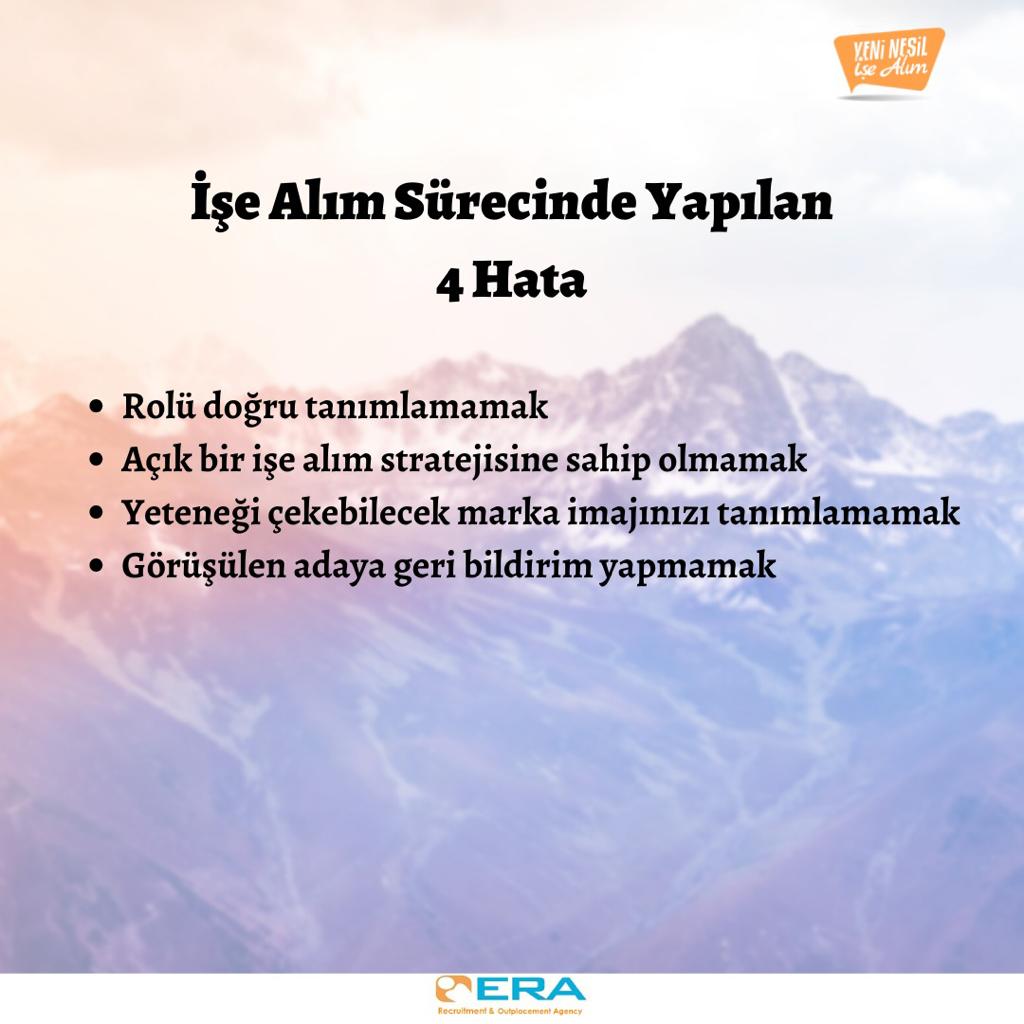 erainsan's tweet photo. İşe Alım Sürecinde Yapılan 4 Hata 🔍

#yeninesilisealim #sevdiginisiyap #hedefegoturenisealimlar #işealım #rol #yetenek #geribildirim https://t.co/PqFxbNSrQB