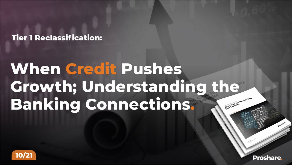 proshare's tweet photo. Tier 1 Reclassification: When Credit Pushes Growth; Understanding the Banking Connections - @TheAnalystNG
#Tier1Banks #NigerianBanks #ProshareReport #AskProshare #Banking #BankingIndustry #bankreports #financialservices #bankingandfinance
https://t.co/b2Ut0vbE95
#Thread https://t.co/SsZQJ77K5U