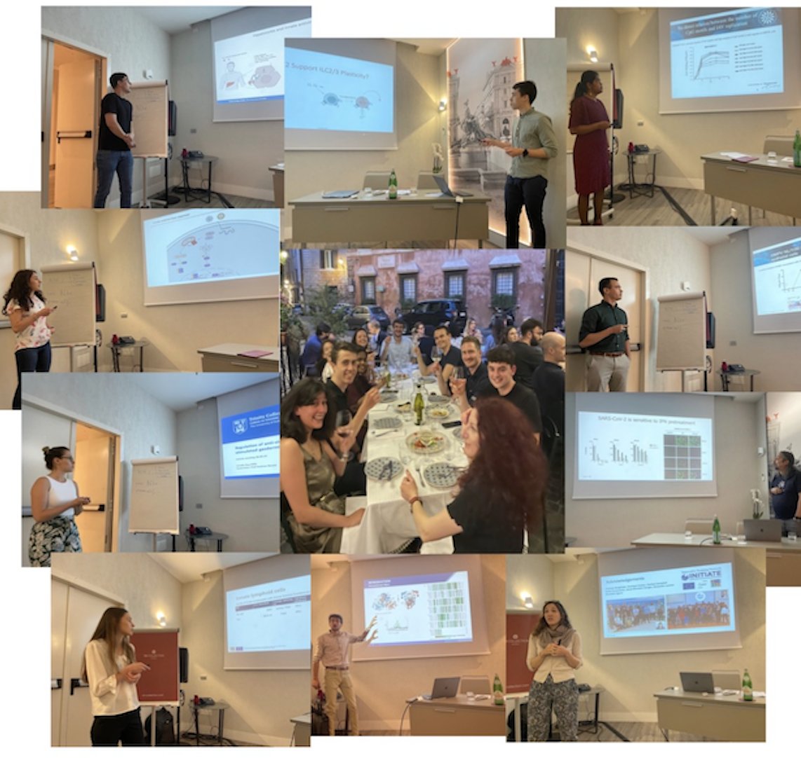 Two years after the kick-off meeting of INITIATE, finally a F2F meeting in Rome with fantastic presentations from our PhD students! It was great to see you all!