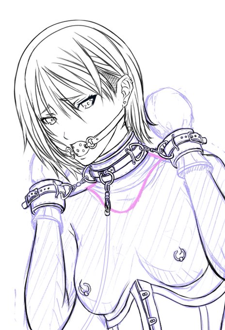 そろそろまともに新作作らなイカンって事で以前の落書き清書中。

素顔のレイヤーとマスクのレイヤーを同時に表示するとなんか良い😆 