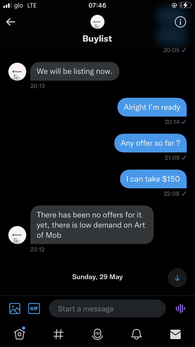 drbluesol's tweet photo. Kept spamming @buylistnft_ Dms to sell some of my @artofmob WL. Even went as low as $80😫
Thankfully, there was zero demand and now I’m printing $230 for each of my 6WL
#Trustthemob https://t.co/Yt5YOZlq8q