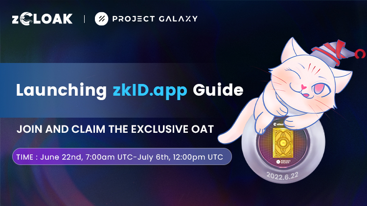 zCloak Network (@zcloaknetwork) on Twitter photo 🪧We are launching our zkid.app guide!
🔥OAT giveaway powered by <a href="/ProjectGalaxyHQ/">Now Galxe (Previously Project Galaxy)</a>
🎁Get your first Zero-Knowledge Identity and claim a personalized POAP!
Retweet and tag 3 friends!
✅Complete the Gleam tasks!
🔗galaxy.eco/zcloaknetwork/…
#ProjectGalaxy #zCloakNetwork 🪧We are launching our zkid.app guide!
🔥OAT giveaway powered by <a href="/ProjectGalaxyHQ/">Now Galxe (Previously Project Galaxy)</a>
🎁Get your first Zero-Knowledge Identity and claim a personalized POAP!
Retweet and tag 3 friends!
✅Complete the Gleam tasks!
🔗galaxy.eco/zcloaknetwork/…
#ProjectGalaxy #zCloakNetwork