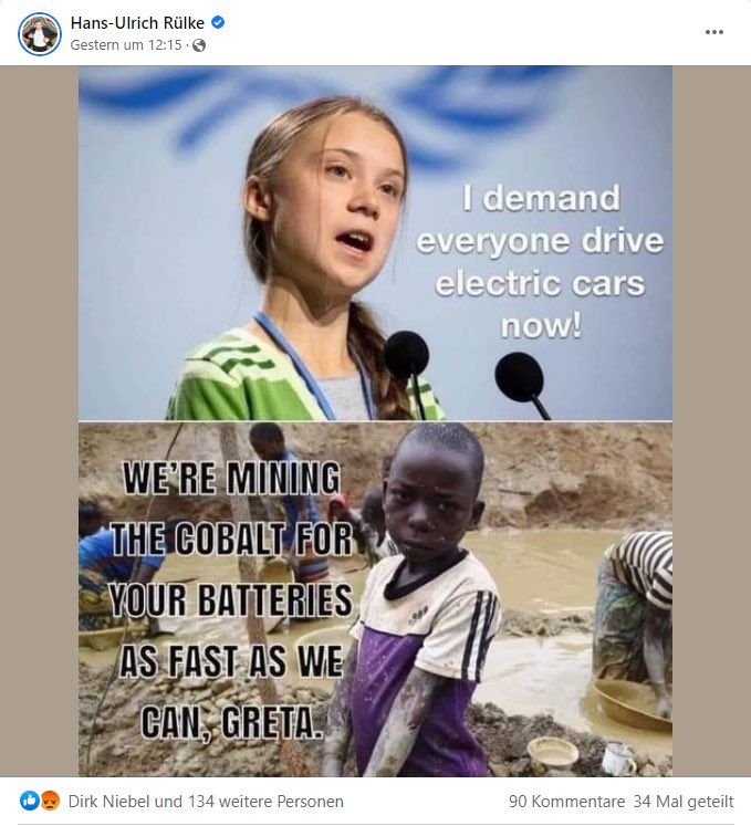 Unsäglich und anstandslos von <a href="/ruelke/">Hans-Ulrich Rülke</a>! Sein Populismus kennt keine Grenzen mehr. Was ist aus der #FDP und seinem sog. „Spitzenpersonal“ geworden! #Rülke #Thunberg
