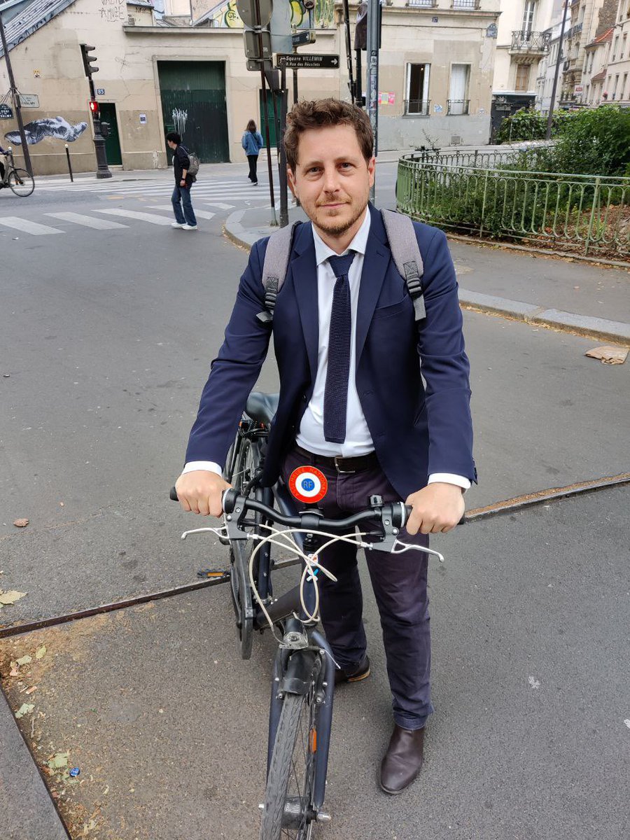 En route pour l’Élysée ! 🚲