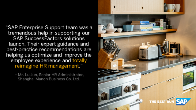ebireta1's tweet photo. Shanghai Manon Business Co. Ltd. relies on #SAPSuccessFactors and #SAPEnterpriseSupport to optimize the employee experience for more than 1,000 employees and comply with the company's decade-long path of sustainable growth. Great job! 👏 | @SAPDigitalSvcs https://t.co/uKE4MLwfvP https://t.co/jWUSgl6ght