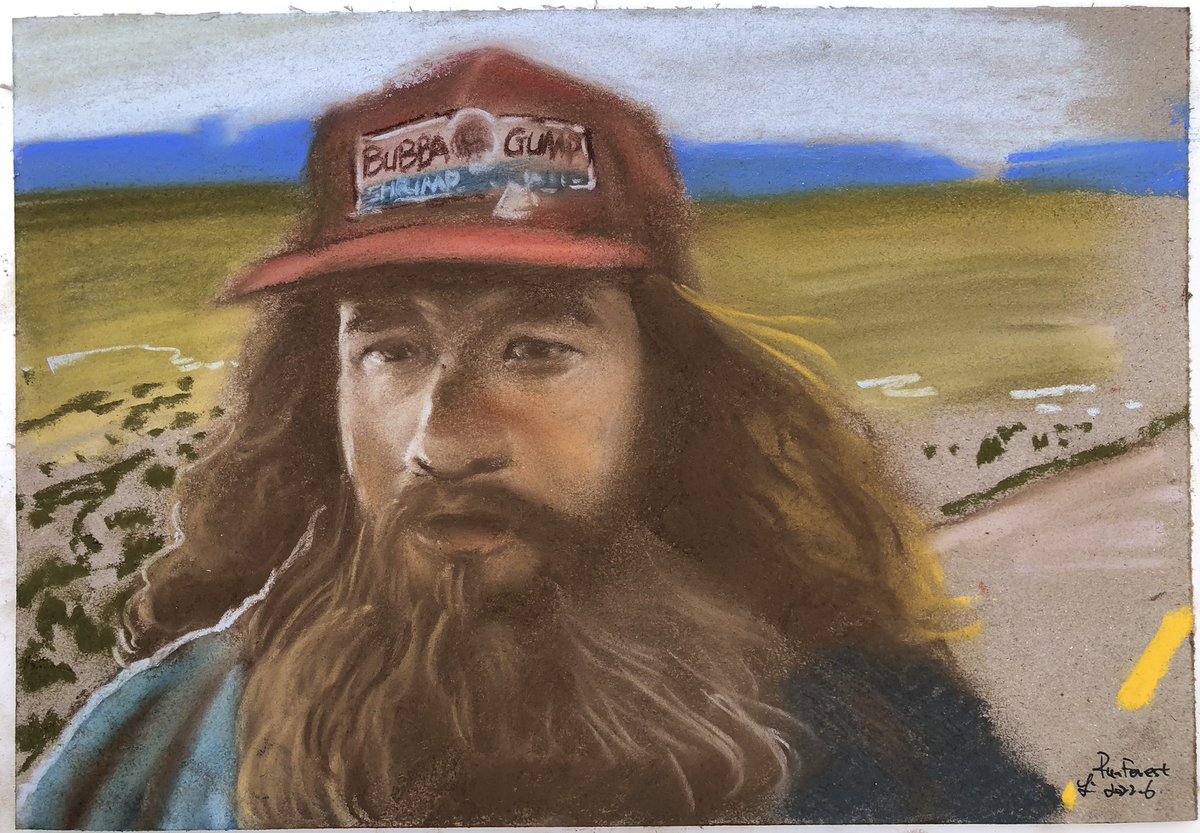 oilliu1984's tweet photo. Run,Forest,run!
#run #forestgump #softpasteldrawing #pastelcolor #figurativeart https://t.co/qRhsQlJBvR
