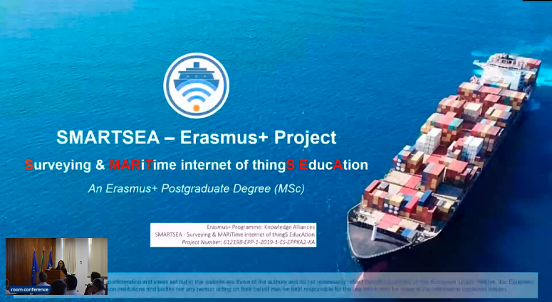 SMARTSEA consortium participated to the EA Grants Conference on Marine Simulation and Sustainable Shipping organized by Escola Superior Náutica Infante D. Henrique (ENIDH), Portugal. Assistant Professor Rosa Marat-Mendes representing and disseminating SMARTSEA project. #erasmus