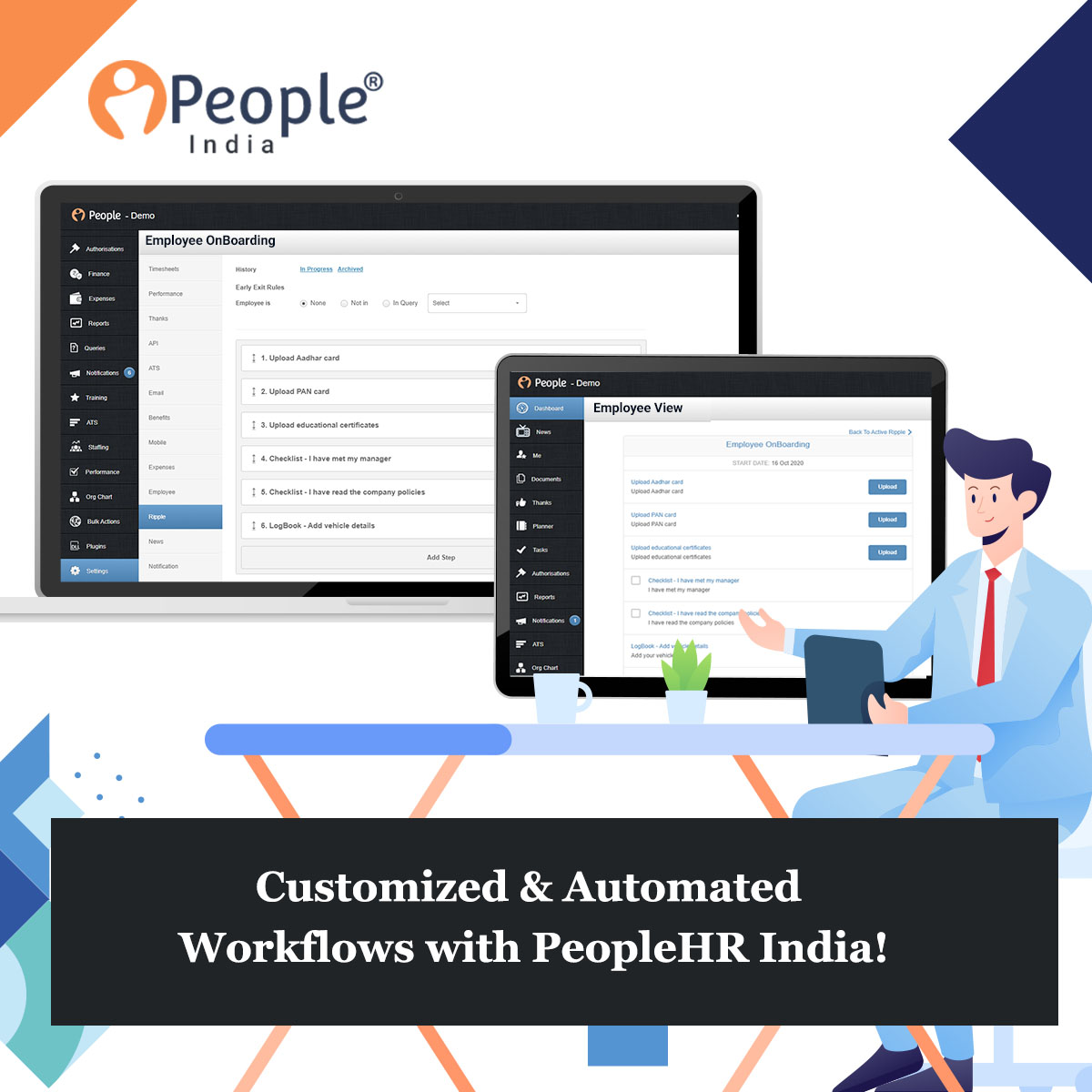 PeoplehrI's tweet image. Customized & Automated Workflows with PeopleHR India!
Read @ peoplehrindia.com/blog-hr-softwa…
#People®#payrollsoftware #customizedworkflows #HRSoftware #AutomatedWorkflows #HumanResources #performancemanagement #taskmanagement #ClockIn #Clockout #reportsgeneration #TrainingMatrix