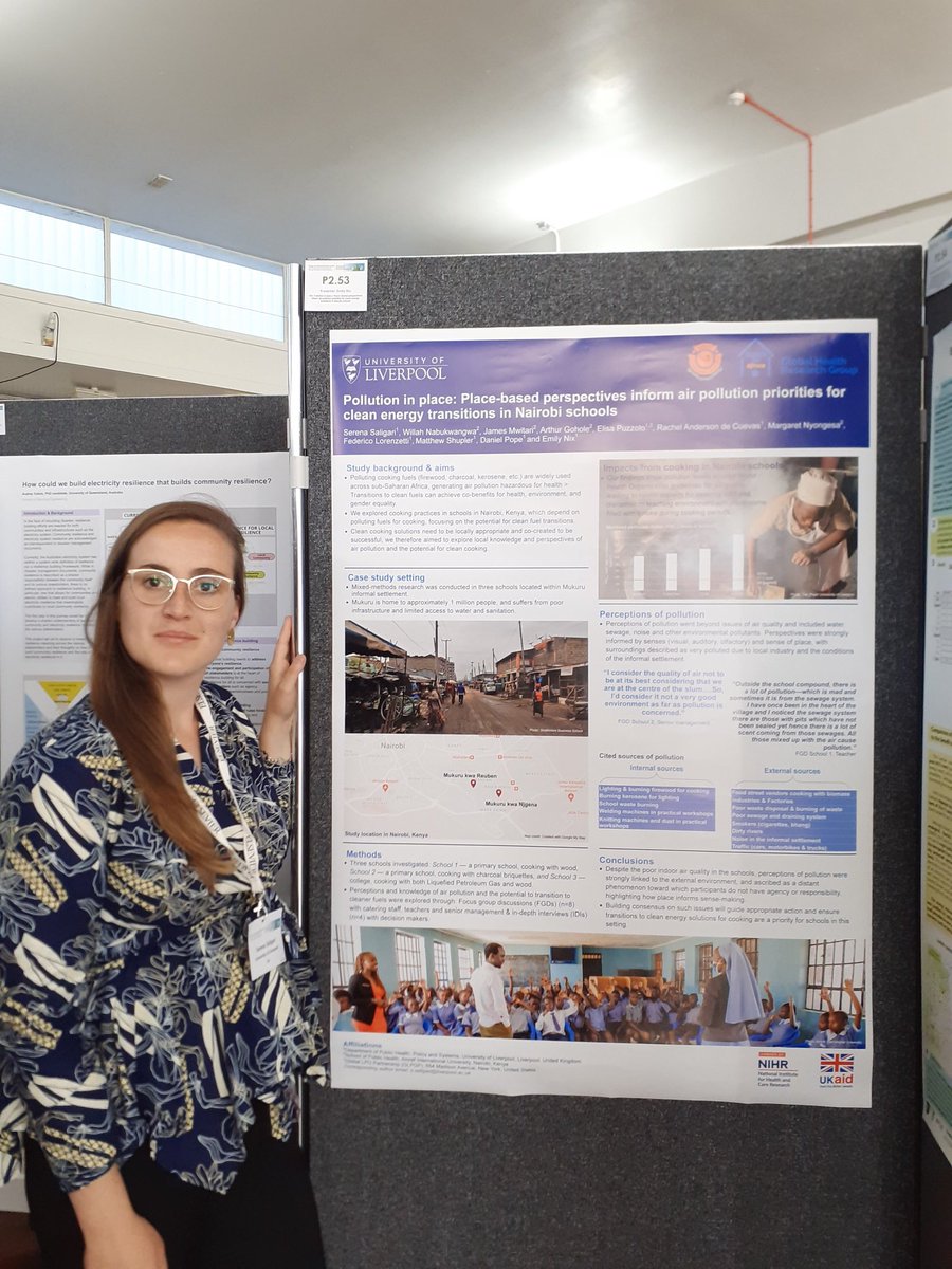 Today we are presenting our poster at the #ERSS2022 conference at #uniofManchester. Our study explores local ideas and perceptions of #AirPollution in an informal settlement in #Nairobi to inform locally appropriate #cleanenergy transitions. 

#JustTransition @anthro_serene
