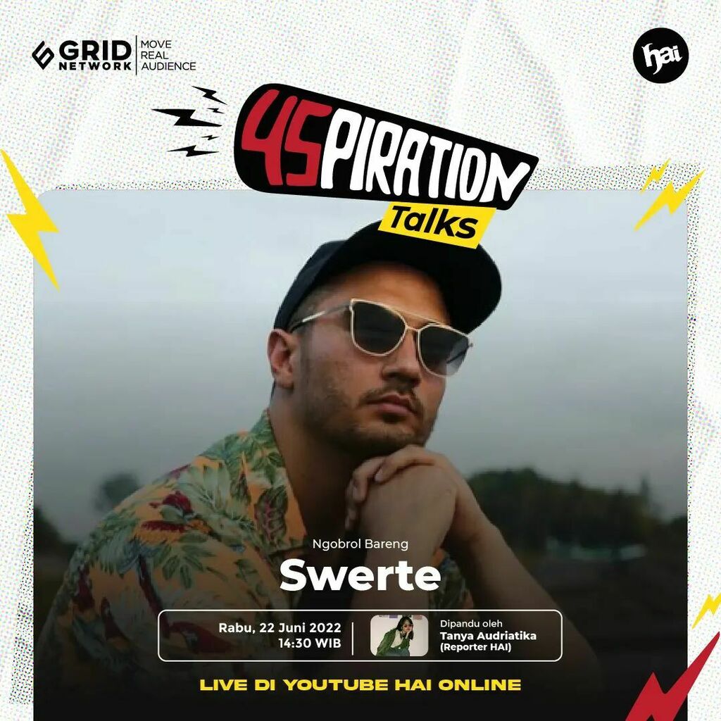 Rapper blasteran Indonesia-Swiss <a href="/swertemc/">Swertemc</a> akan live bareng HAI, nih! Kali ini, bakalan ngomongin soal proses kreatif single terbarunya, "Ballin in Bali" yang beat reffnya udah dipikirin pas di pesawat!

Penasaran nggak? Jangan lewatkan live KISUM bareng… instagr.am/p/CfF-QTNJguk/