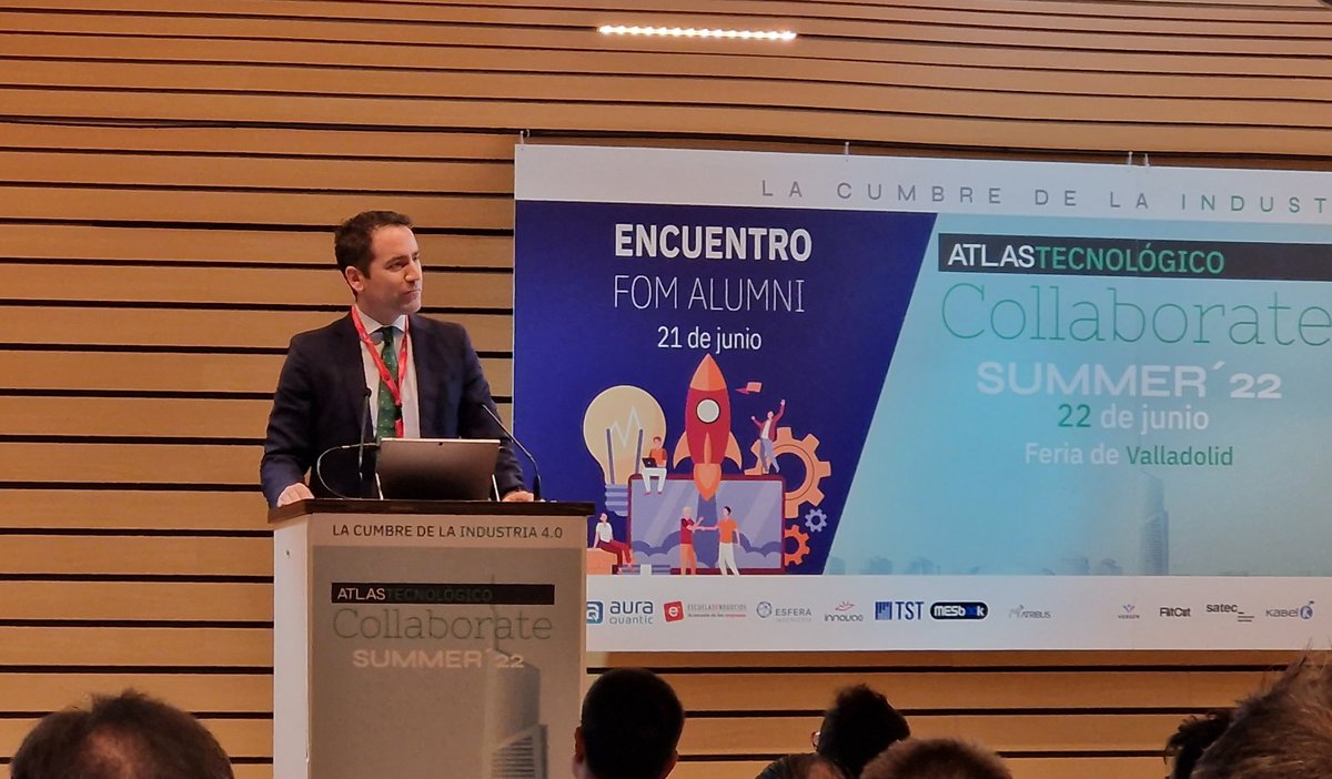 #criptoeconomia y #geopolitica Keynote de <a href="/TeoGarciaEgea/">Teodoro García Egea</a> en #CollaborateSummer22