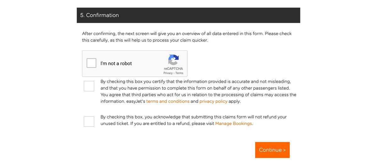 yseski's tweet photo. @SimonCalder When you claim compensation under UK261, EasyJet requires you to tick a box saying you won’t claim a refund for your flight as well as compensation. Surely this is incorrect - if they cancel your flight you are eligible for both? https://t.co/UKsPPX0pFt