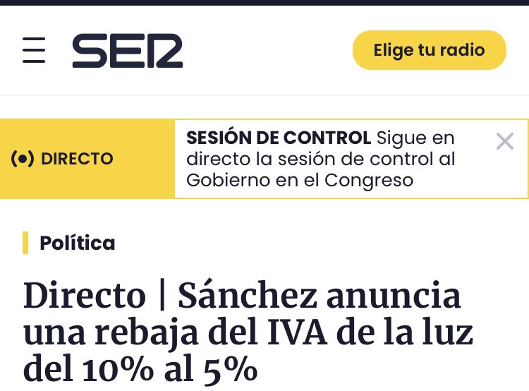 Patri_Blanquer's tweet photo. El gobierno de España va a continuar adoptando medidas para hacer frente a la subida de precios provocada por la guerra. El Presidente @sanchezcastejon anuncia bajada de iva de la luz https://t.co/p2vG9q8Aa0