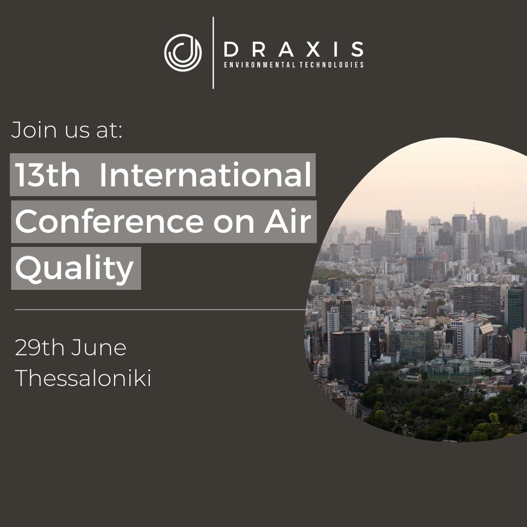 Join us on 29th June, @ 13th Int. Conference on #Air #Quality in Thessaloniki. We will present: 

✅Benefits of using #Artificial #Intelligence in #Air #Quality #forecasting 
✅Models, #data #sources &amp; methodology used for data-driven environmental monitoring

@CALLISTO #hackAIR