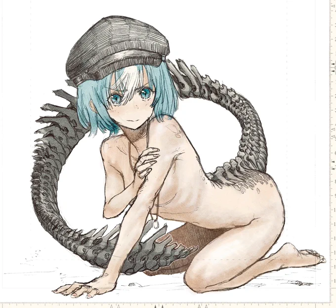 打ち合わせ用に描いたジオのデザイン画 