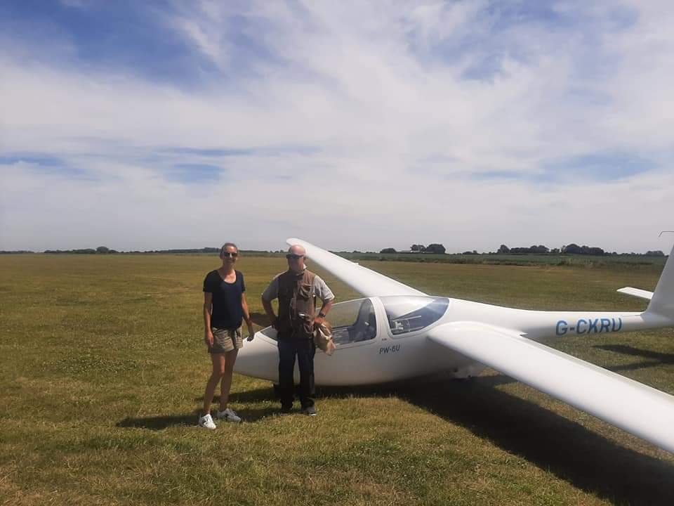 Women Gliding (@womengliding) on Twitter photo ✈️ Amy Oliver went solo yesterday at <a href="/EssexGliding/">Essex Gliding Club</a>. Congratulations Amy! The aircraft is a PW6, her instructor was Dave Hertzberg. ✈️ Amy Oliver went solo yesterday at <a href="/EssexGliding/">Essex Gliding Club</a>. Congratulations Amy! The aircraft is a PW6, her instructor was Dave Hertzberg.