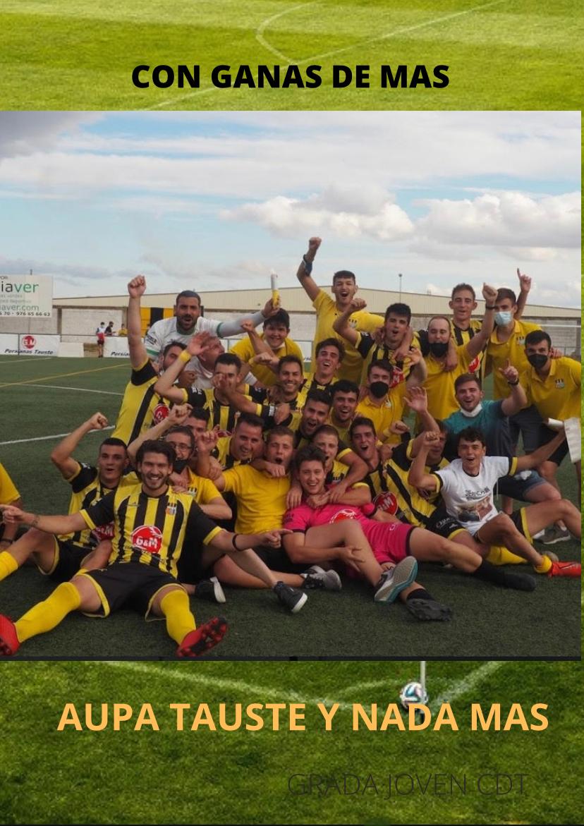 Gracias por estos tres años de aprendizaje!!!Siempre <a href="/CD_Tauste/">CD Tauste</a> 💛🖤