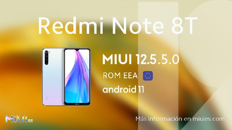 MIUISPAIN's tweet image. Actualización para el Redmi Note 8T
🔹 Versión 12.5.5.0
🔹 MIUI 12.5 EEA Mi Pilot
🔹 Android 11
Descargar: t.me/MIUIesROMs/4912

#RedmiNote8T #willow #EEA #MIUI125