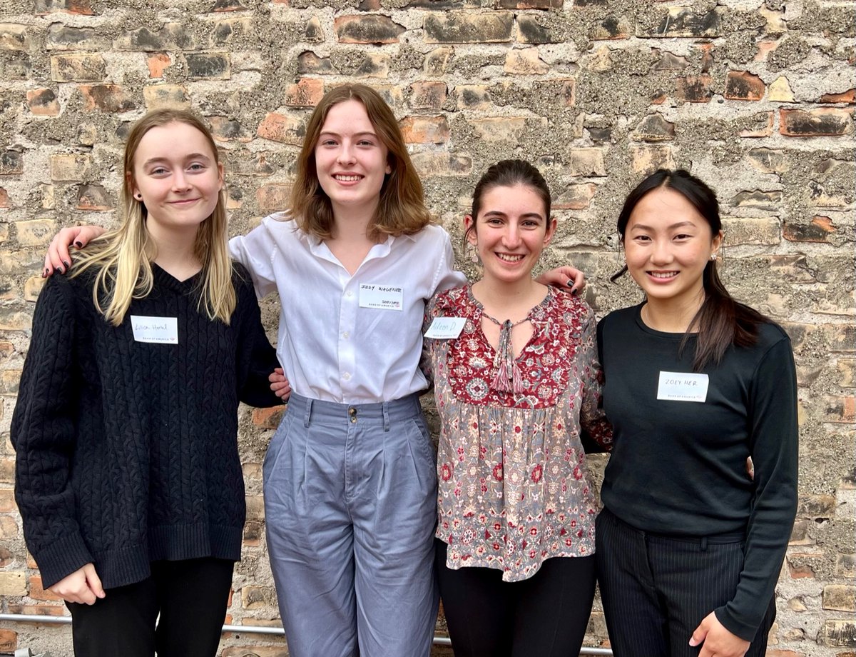 Our 2022 Twin Cities #BofAStudentLeaders are spending the summer with @Hennepintheatre learning how to become better leaders and create change in their communities! Lillian, Izzy, Aileen, and Zoey begin their experience this week--here’s to a great summer!