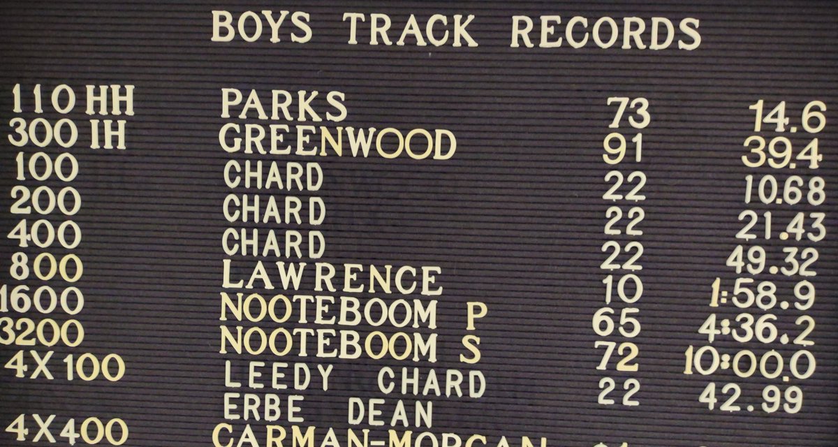 MattKmiec's tweet photo. Updating 4 school records on the board! https://t.co/bEbbwabjkB