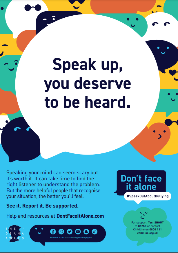 ReddenCourt's tweet photo. Today is an anti bullying campaign day "Don't face it alone".  Thousands of young people experience bullying behaviours every day. They often don’t speak out because they're scared of what might happen. 

Check out the link below for guidance and support:

https://t.co/EbjxSTkFTS https://t.co/XUIY9HdCdO