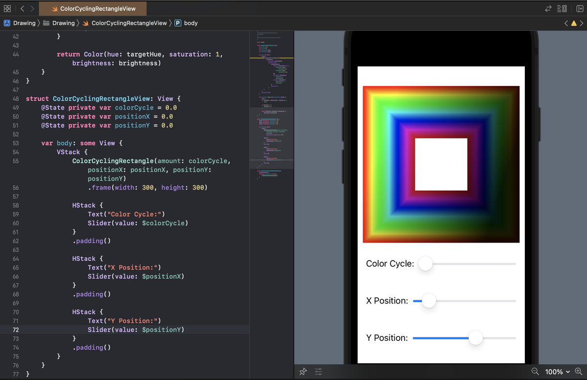 #day19 I learnt how to use Path to create custom Shape in SwiftUI.
#100DaysOfCode
