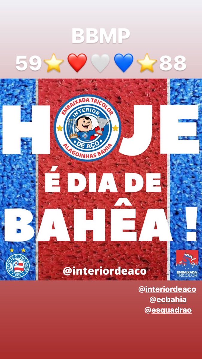 interiordeaco's tweet photo. @interiordeaco @ECBahia @EsquadraoECB https://t.co/Nt6HhqUobn