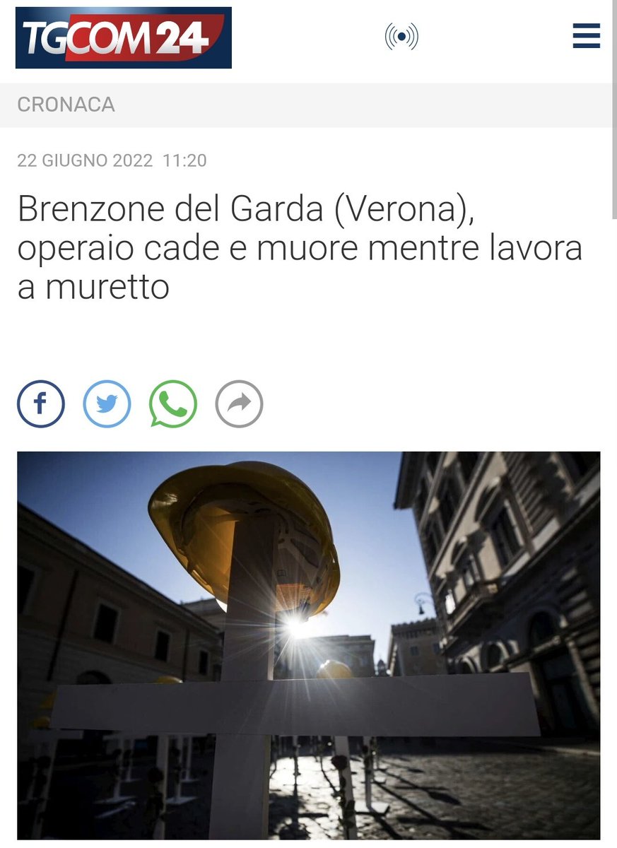 FilcaCisl's tweet photo. Ancora morte nei #cantieri: oggi due edili hanno perso la vita in incidenti nel veronese e nel materano. Enzo Pelle: "Bisogna fermare questa scia di sangue in #edilizia, è una tragedia non più accettabile". 
#sicurezzalavoro #lavoro #costruzioni https://t.co/Bi0l48DIFc
