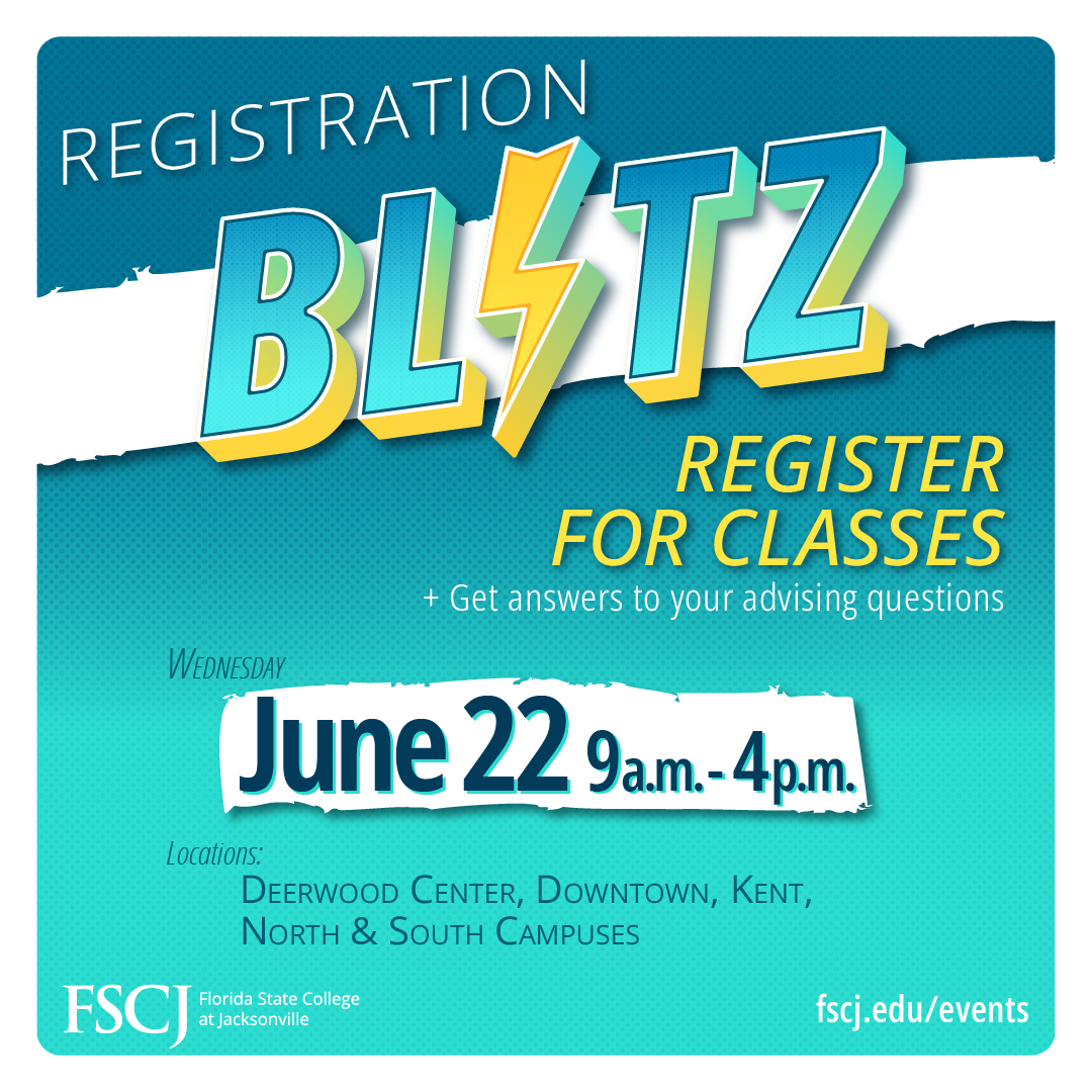 FSCJ on Twitter "Happy FSCJ Registration Blitz Day! Grab some coffee