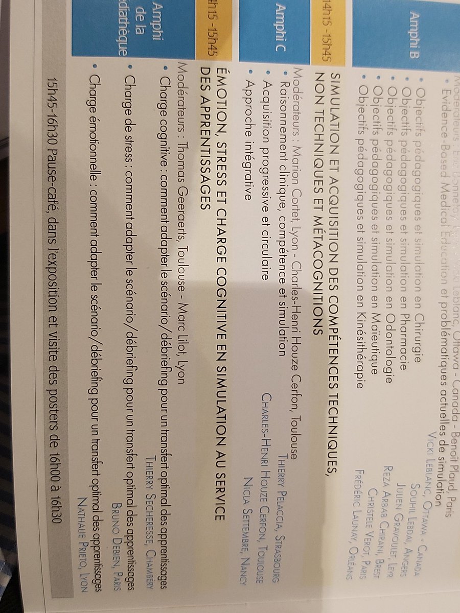CollompR's tweet photo. #SOFRASIMS2022 #Lyon #émotion #stress #chargecognitive #apprentissage @LaSoFraSimS Le #Stress ? C'est ne pas pouvoir se dédoubler pour suivre plus de seances😁 https://t.co/FpvCdwOyrc