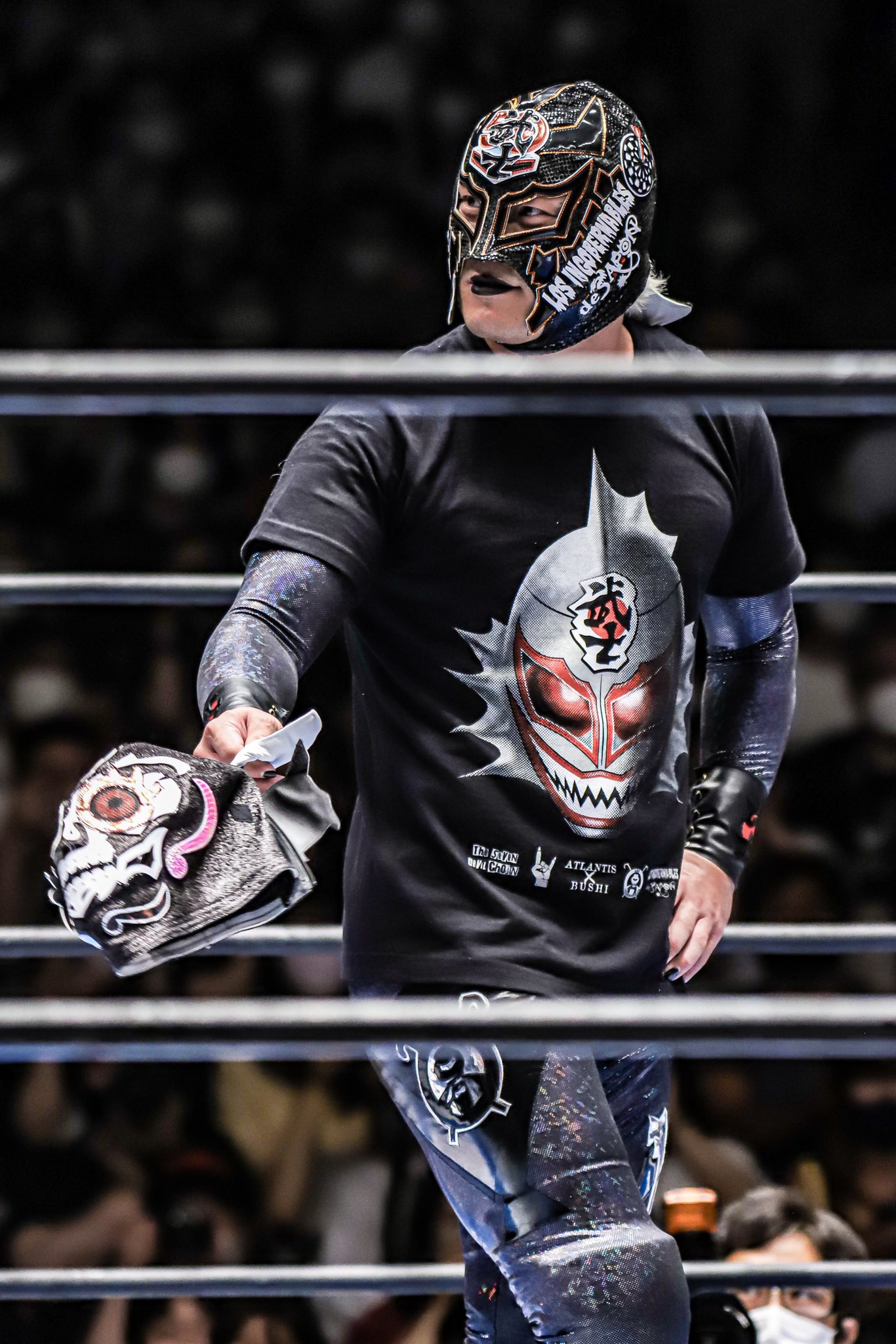 期間限定送料無料】 BUSHI マスク 2020年3月30日 後楽園ホール大会着用