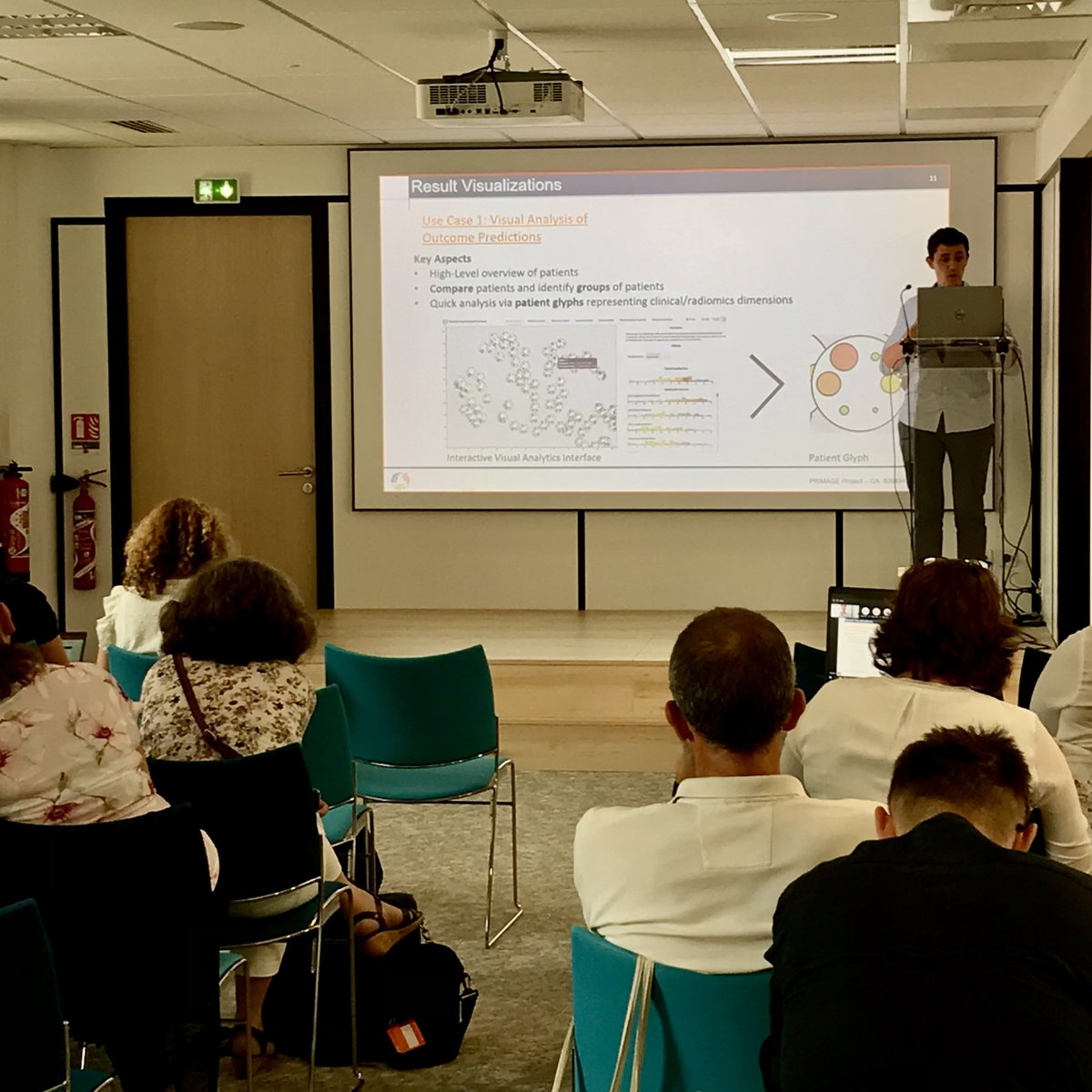 primage_project's tweet photo. #PRIMAGEproject partners from @Unibo, @M2BE_I3A, @Chemotargets, @QuibimBiomarker updated consortium partners on the NB & DIPG Tumour Growth models, and Interactive Tools for Data exploration
#PedOnc #ChildhoodCancer #ArtificialIntelligence #AI #MachineLearning https://t.co/uhgZMlqD1g