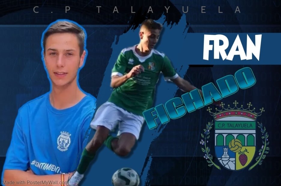 ✍️ FICHAJE 

FRAN CASILLAS JIMÉNEZ 

1ª TEMPORADA EN EL CLUB 

Jugador muy joven,habilidoso, rápido, puede partir desde el lateral o extremo, con llegada y gol.
Viene del <a href="/MoraloCPCantera/">MoraloCPCantera</a> Juvenil.
Bienvenido a tu casa Fran.

#sentimientoazul
#vamosazules