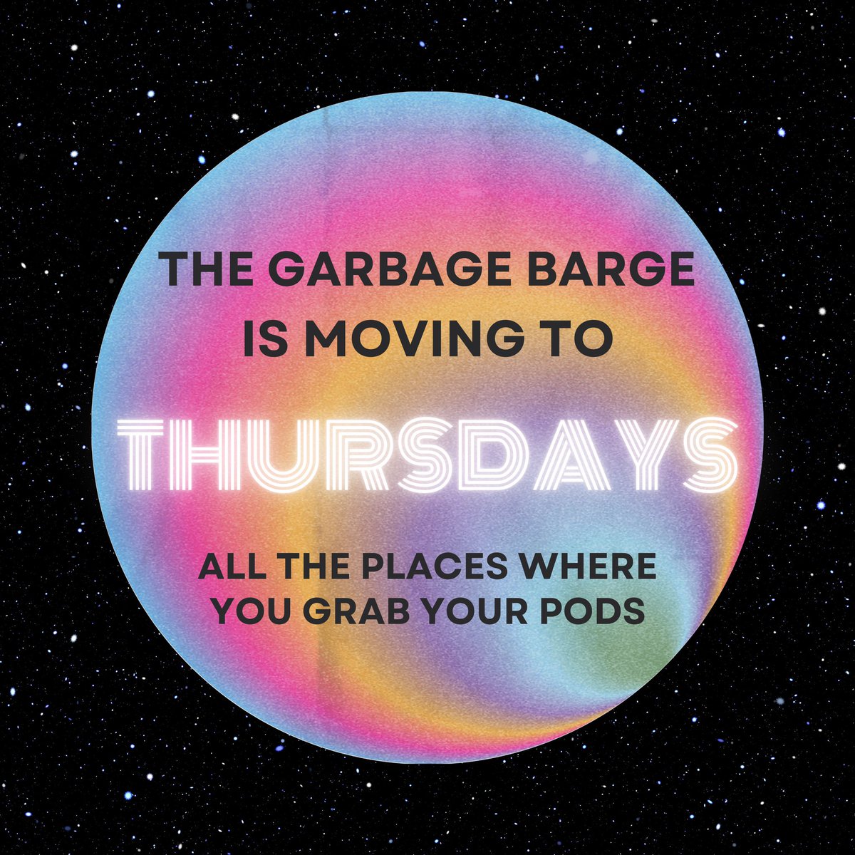 thegarbagebarge's tweet photo. Big announcement y’all!! ✨ https://t.co/Uus7YIgjJy