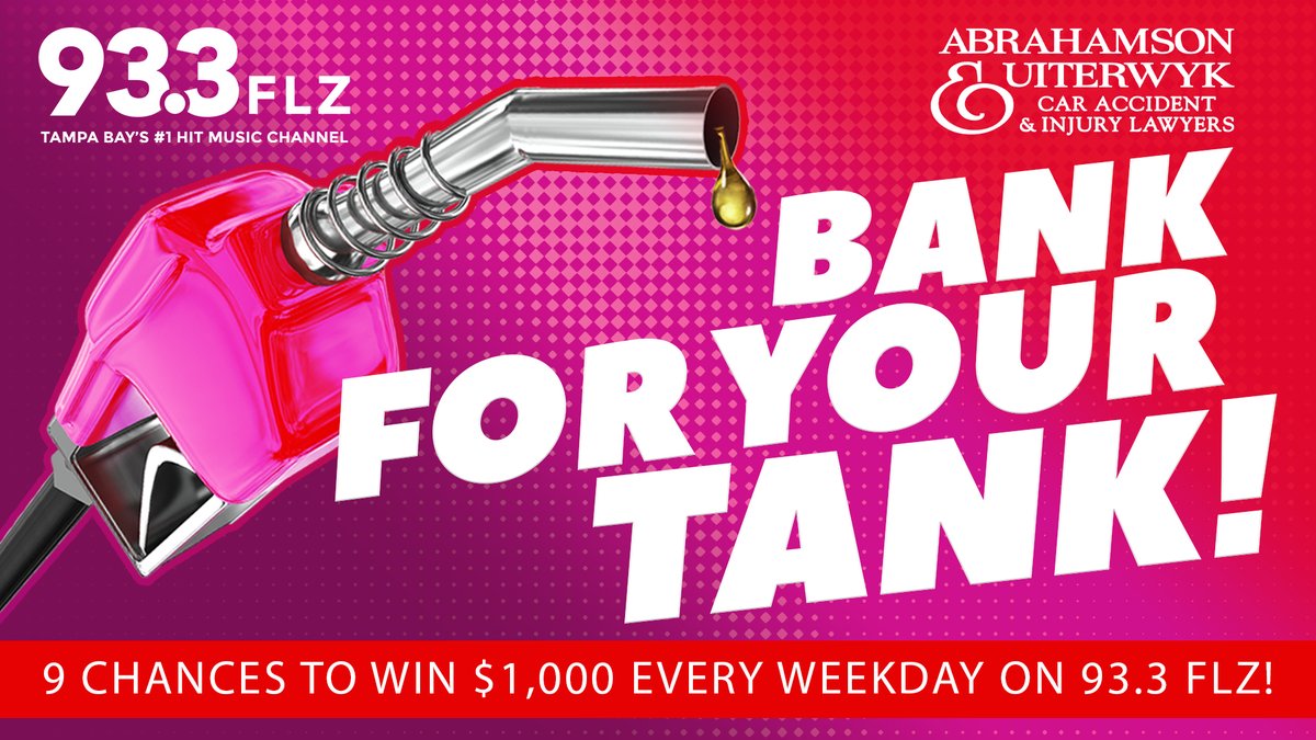 933FLZ's tweet photo. Win #BankForYourTank 🏧 every hour between 9:25a-5:25p!
📻 https://t.co/Fon4giwkHz
@LiveWithJoeShow @KatieRadio1 @iAmNickWize @brianfink @ItIsMeEJ https://t.co/qnYekSA3sL