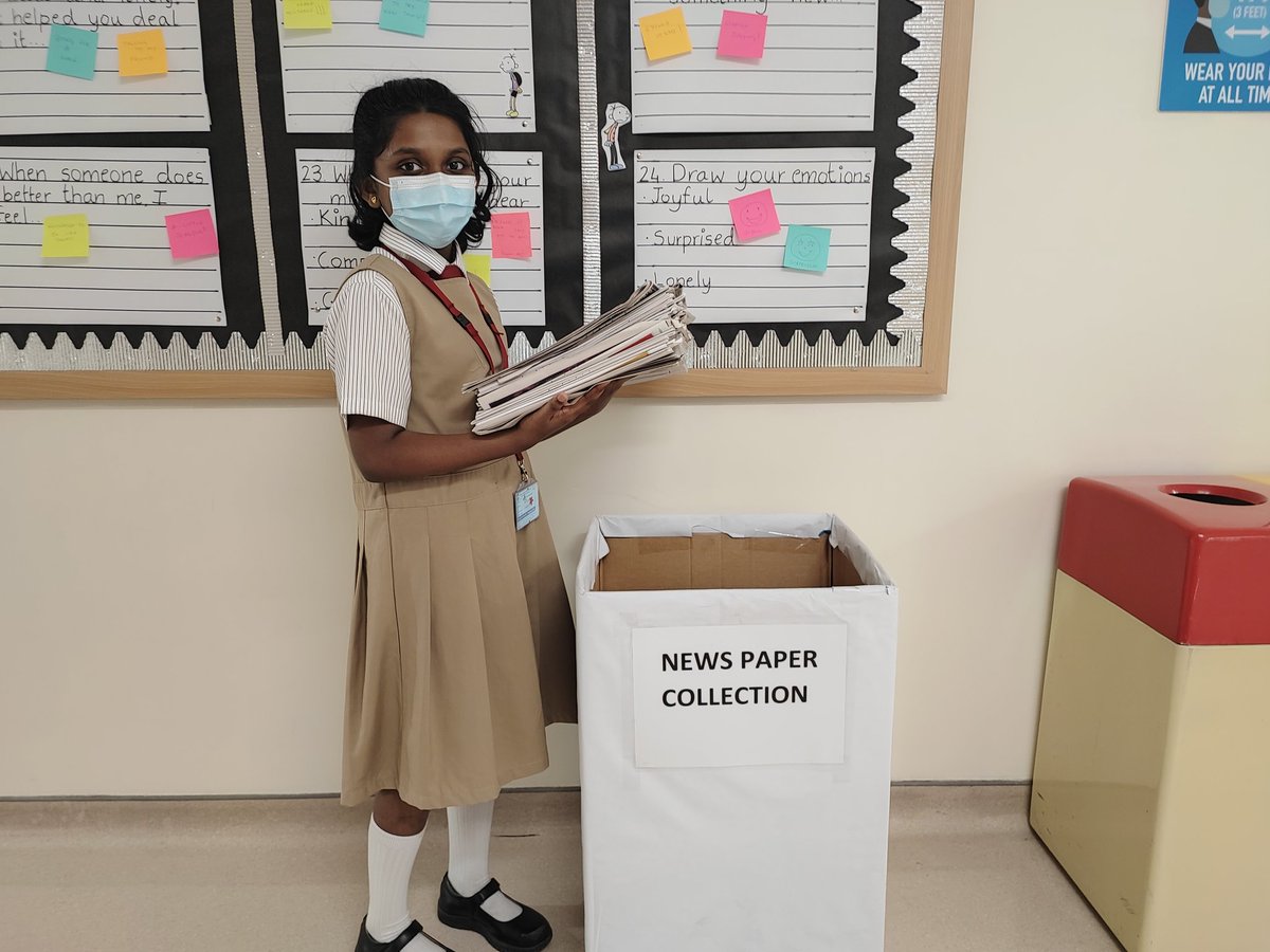 Halz27444193's tweet photo. Saving trees by saving paper. Challenge accepted. Students of Grade 4B demonstrated their support to #NewspaperCollectionDrive @gemsnms_alkhail by donating old newspapers and magazines @ShettySampoorna @Fatima_Martin @nmsprimary https://t.co/HxpWI3HjGL