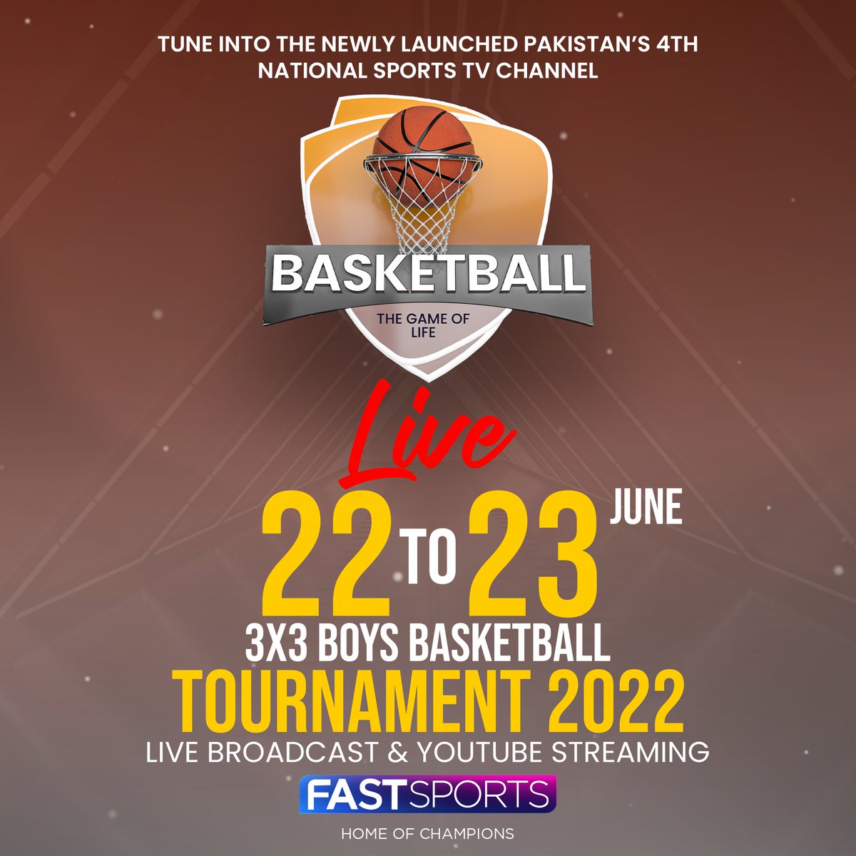 fastsports_PK's tweet photo. Fast Sports brings you the live action of 3x3 Boys Basketball tournament 2022 from the GC University Lahore. 

#FastSportsHD #HomeofChampions #morefast #basketball #3x3basketball https://t.co/QyD0yi5v8l