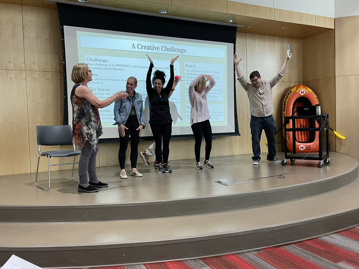 Team #1 is having some fun! <a href="/MelrosePS/">MelrosePublicSchools</a> <a href="/MAcevedo_04/">Melanie Acevedo</a>