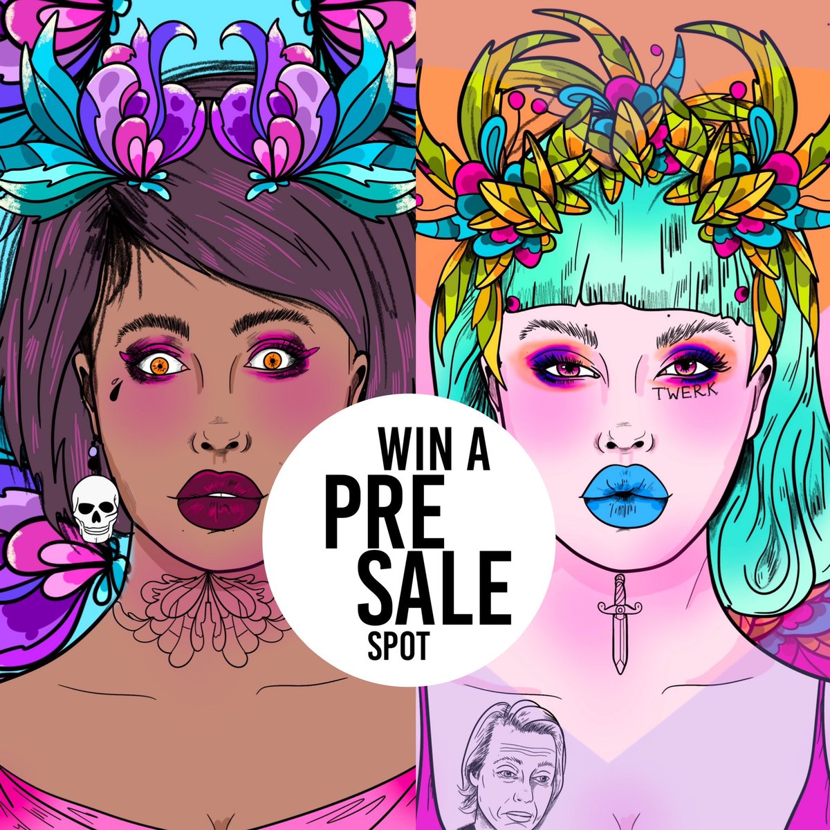 CrazySassyExes's tweet image. PRE SALE GIVEAWAY! ⚡️💎

1️⃣ Like and retweet!
2️⃣ Follow @CrazySassyExes and @StudioIrida 🍑
3️⃣ Tag some sassy friends and post a sassy gif (optional)!

The Pre Sale spot will give you a guarantee to get a Crazy Sassy Ex before we go live at public sale! ❤️‍🔥