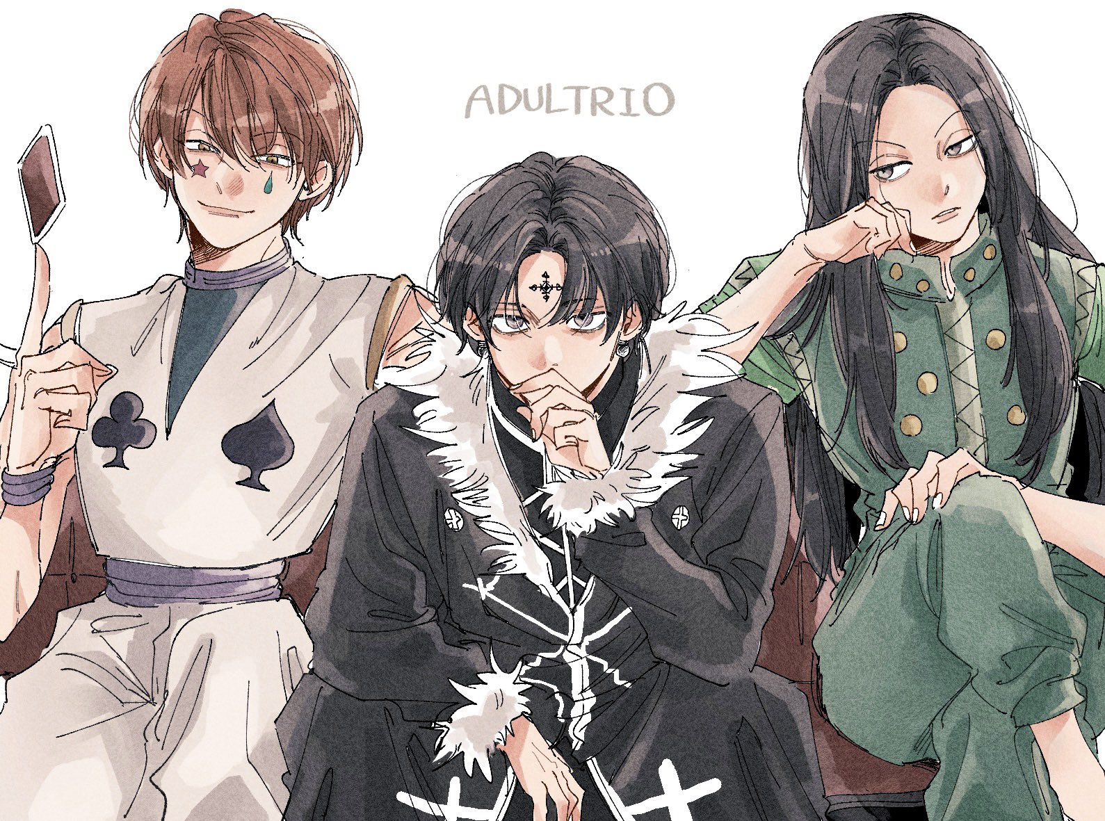 からすま on X: アダルトリオ。 t.coOJUm6uvU2h  X