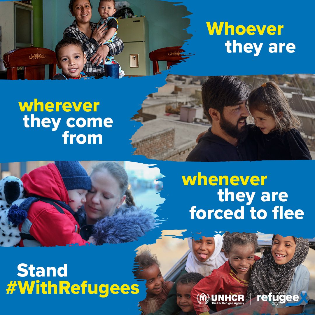 Whoever.

Wherever.

Whenever.

Everyone has the right to seek safety.

#WorldRefugeeDay  #WithRefugees