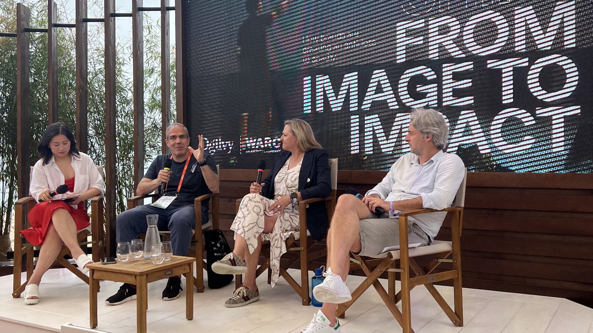 "Brands used to be destinations, but now brands have become companions who escort people in their life journey, helping and facilitating the decisions that people make."

–<a href="/AKocheilas/">Antonis Kocheilas</a> from <a href="/WPP/">WPP</a> #WPPBeach.

#CannesLions2022 #OgilvyCannes