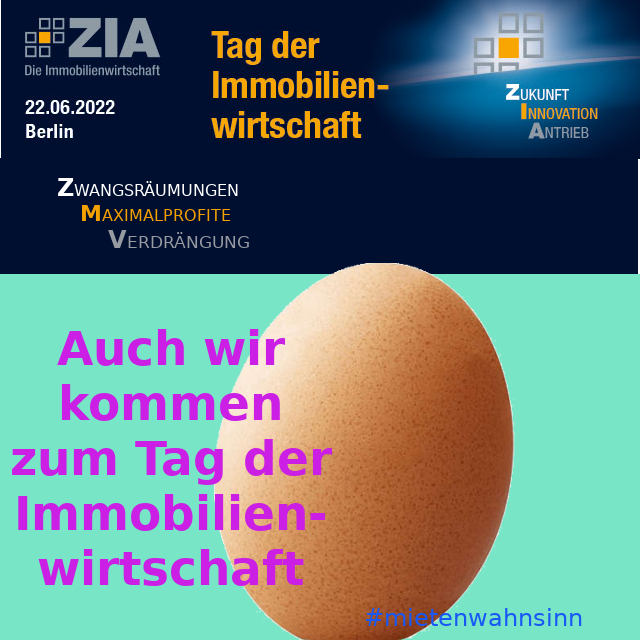 #TDImmo22 #kreuzberg #enteignung #b2206 #mietenwahnsinn #immolobby #dwenteignen Wahrscheinlich wird der Bereich zwischen Eingang Immolobby Luckenwalder Str. 4-6 und U-Bahn/ Parkhaus später abgegittert. Käfighaltung für die Immolobby, Freiheit für die Hühner (und die Eier 🙂)!