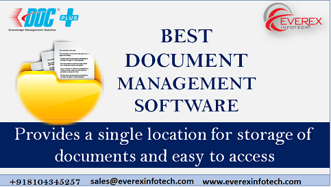 EverexInfotech's tweet image. Best Document management software can help to Store, Track, Share, and Manage files and documents and easily access them anytime anywhere.
#kdocplus #documentsoftware #management #template #india #everexinfotech