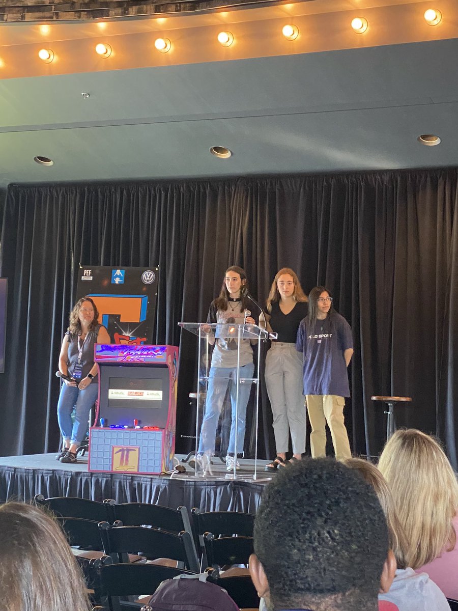 Inspired by these high school students sharing the pathway they took to create the video game pictured! The amount of learning, collaboration, and productive struggle these students experienced is AMAZING! #ChattFab22