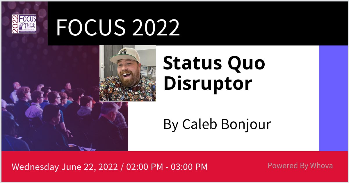 Mr_Bonjour's tweet image. I am speaking at FOCUS 2022. Please check out my talk if you're attending the event! #FOCUS2022 #PLAEA - via #Whova event app #LetsGo!! ⁦@codebreakeredu⁩ ⁦@midlandcsd⁩
